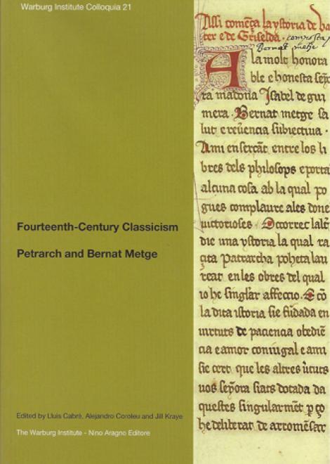 Fourteenth-century Classicism: Bernat Metge and Petrarch